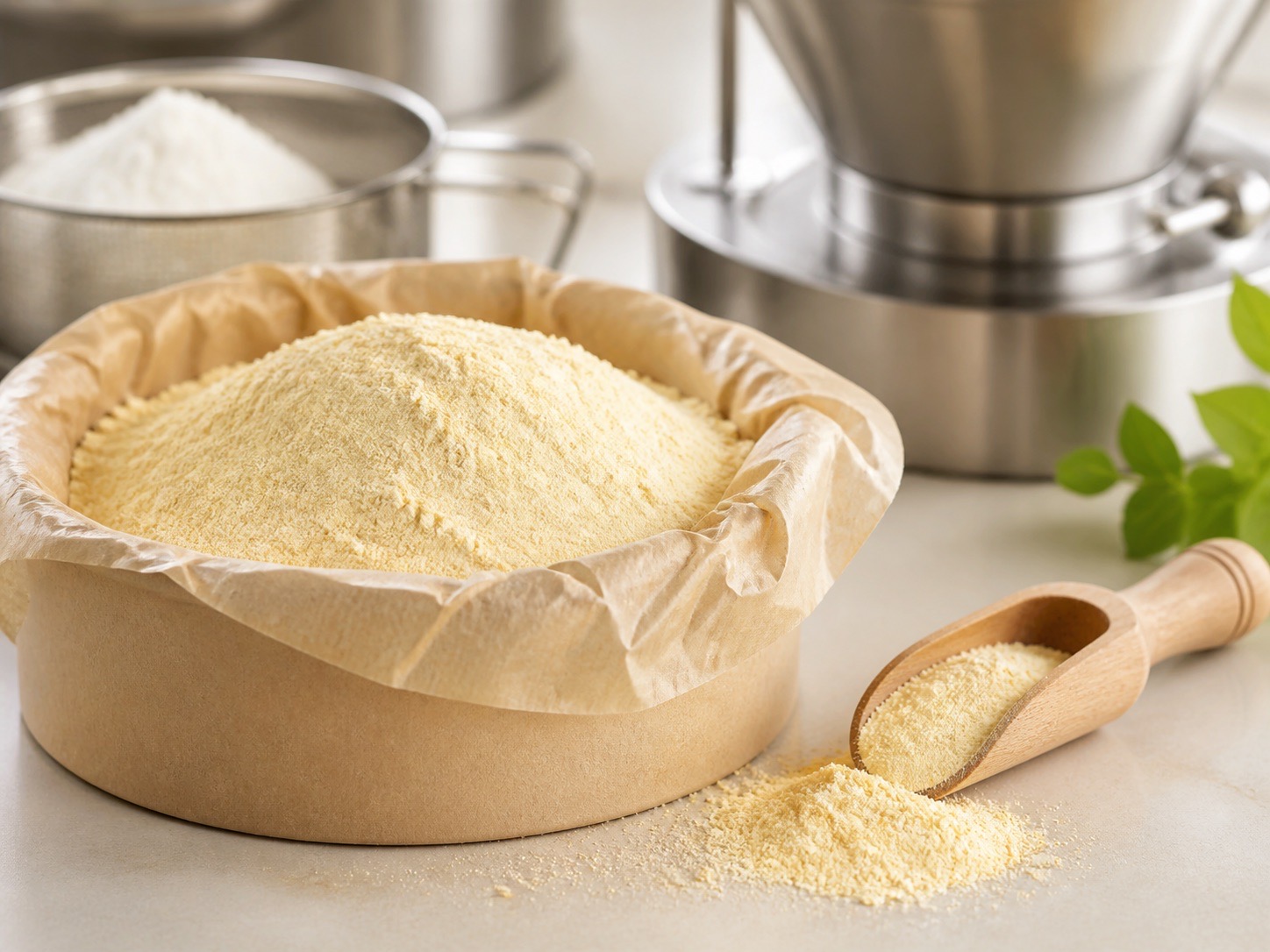 Fine dried egg powder for professional food production